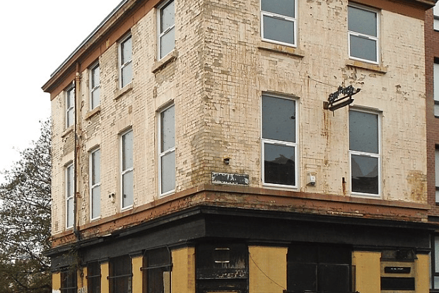 The Alexandra Hotel, Toxteth, has since been demolished.