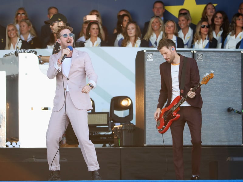 Kaiser Chiefs lead singer Ricky Wilson.