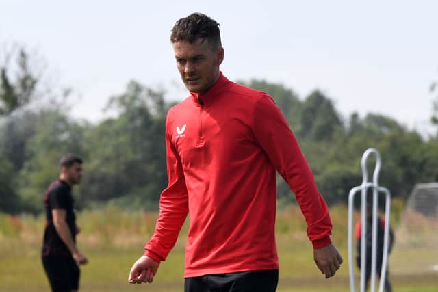 Josh McEachran took part in a practice game MK Dons played over the weekend as he continues to recover from injury