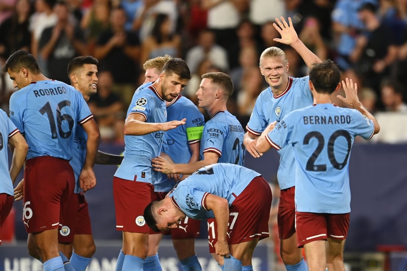 A week later and this was total domination from Guardiola’s men against the side who went on to win the Europa League. City allowed the Spanish side just one shot on target, with Haaland scoring a brace, while Phil Foden and Ruben Dias netted in the Champions League opener.