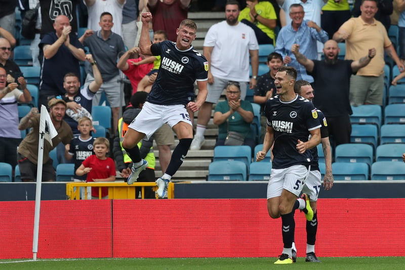 He is loving life on loan at Millwall and has scored three times from defence already. 