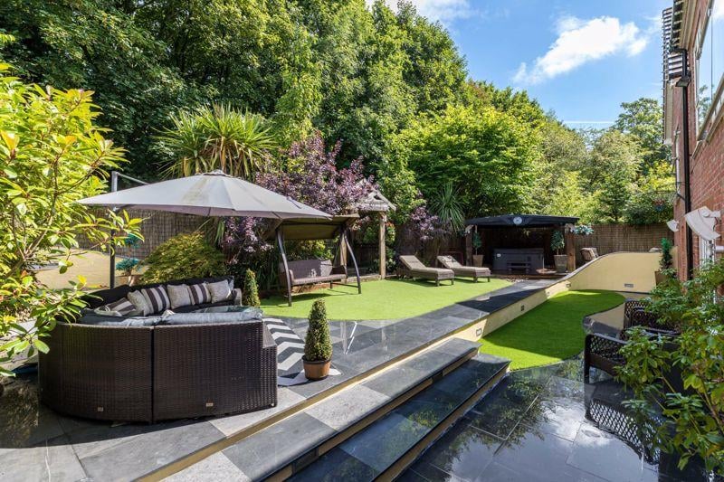 Fantastic gardens with room to entertain in the sun