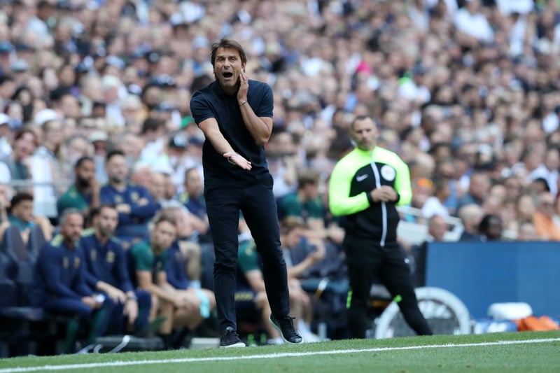 Conte gets angry on the opening day of the season against Southampton. 