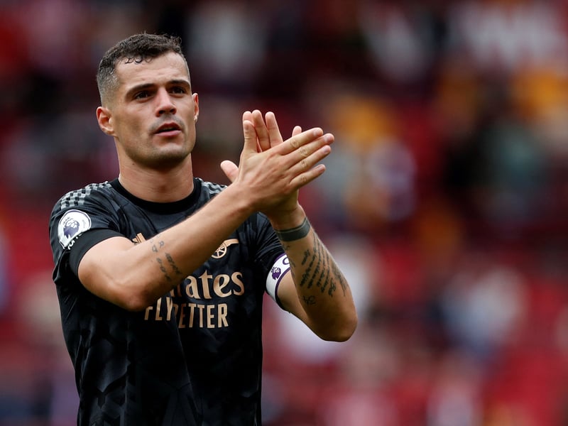 Xhaka is enjoying a resurgence this season, and he will be one of Arsenal’s midfield anchors.