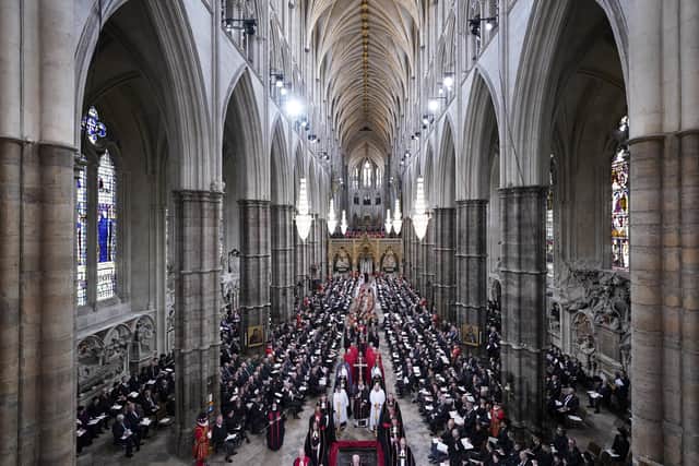 Members of the clergy at Westminster Abbey. Picture: PA.