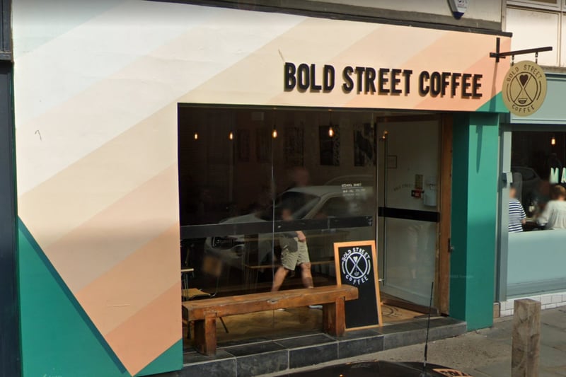 Bold Street Coffee offers a range of coffee and teas including iced versions and dairy alternatives of oat, almond and coconut milk. The independent venue also serves delicious breakfast ‘buoys’ with a variety of fillings - which I can confirm are amazing. There isn’t a ton of indoor seating, but it is still perfect for grabbing a warming drink!