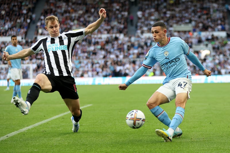 The right-back has been left out of Newcastle’s squad for the first half of the campaign after suffering a serious knee injury. 
