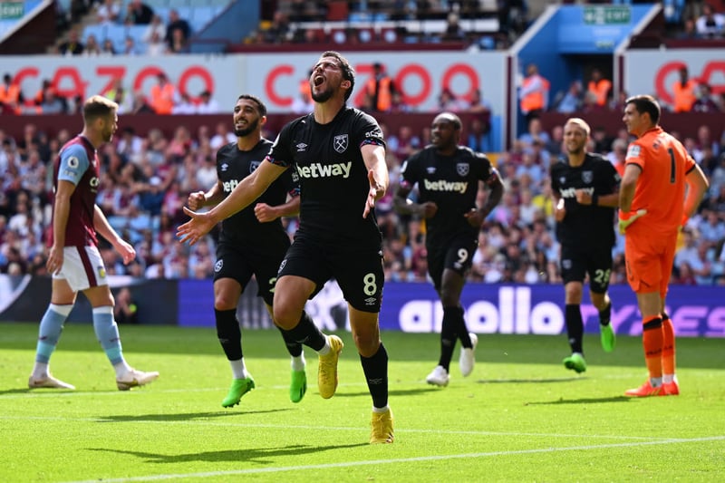 A dreadful start from West Ham, whose only win this season came against Aston Villa. Pablo Fornals scored the decider in that one. 