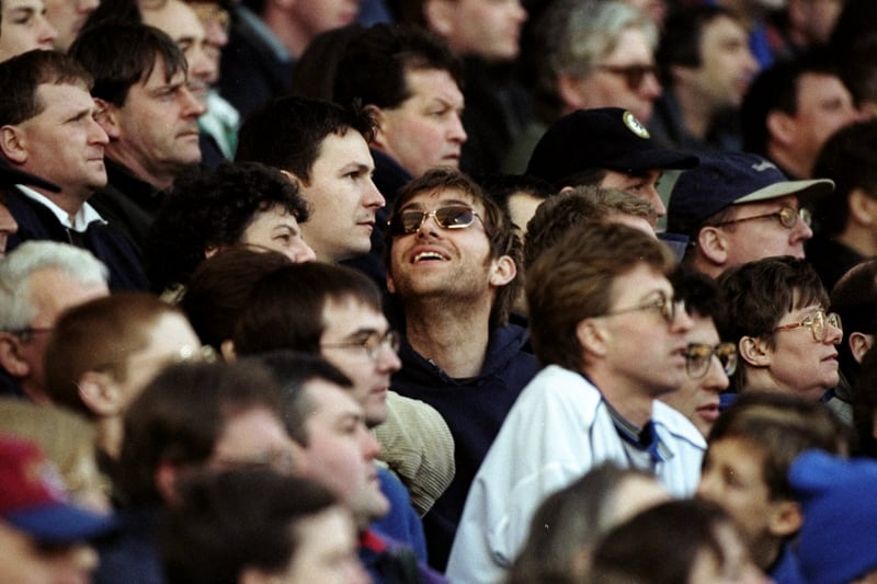 The singer in and amongst the fans at Stamford Bridge. 