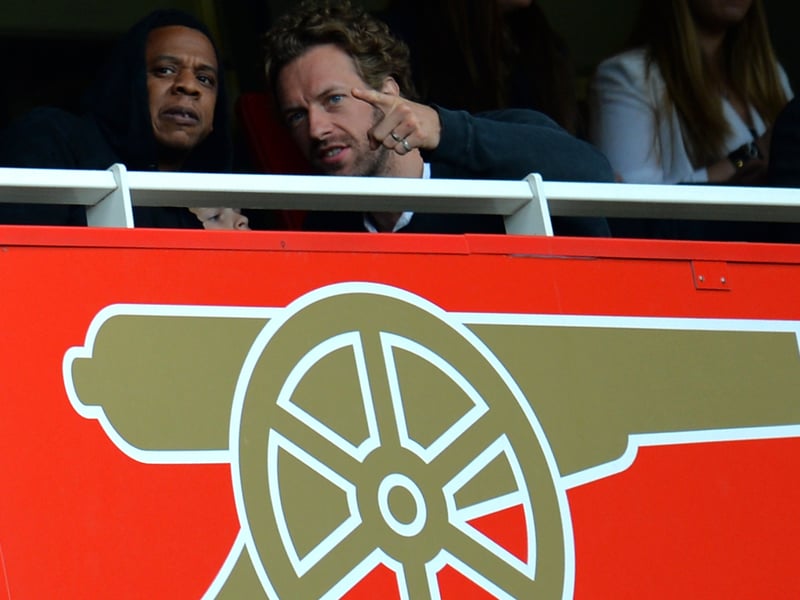 Rapper Jay-Z spotted with Coldplay’s Chris Martin back in 2013.