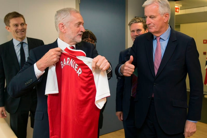 The former Labour leader is an Arsenal fan. 