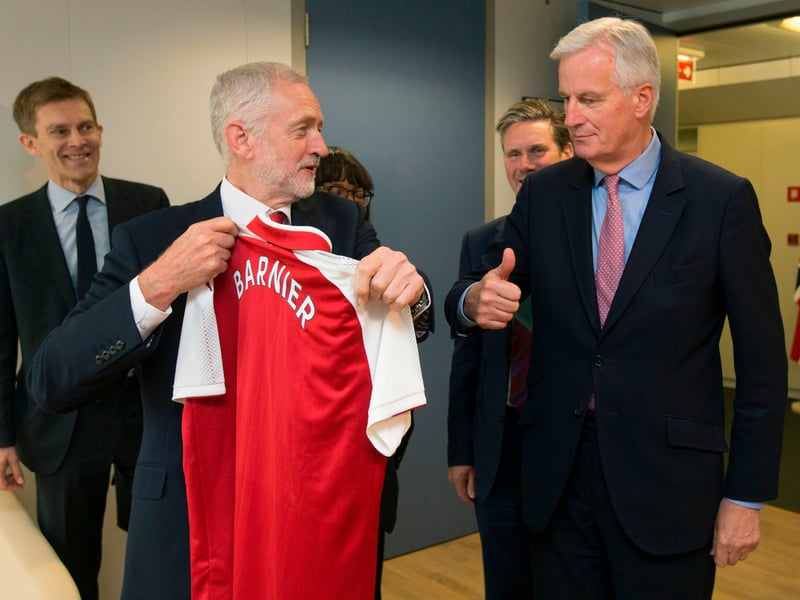 The former Labour leader is an Arsenal fan. 