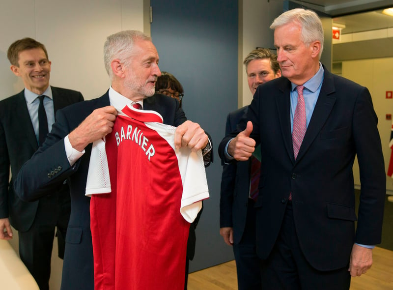 The former Labour leader is an Arsenal fan. 