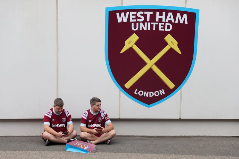 After such a good campaign last term, West Ham fans will be disappointed to see their languishing towards the lower end of the table. Still, their support remains admirable and vast. 