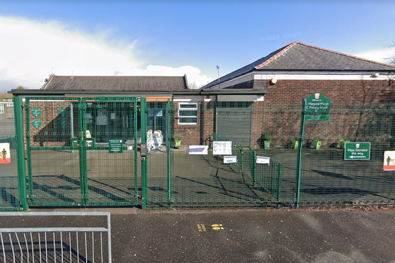 St Margaret Mary's RC Primary School is a school of around 350 pupils, located in New Moston. It ranks 106th in the Times’ national ranks. Credit: Google Street View