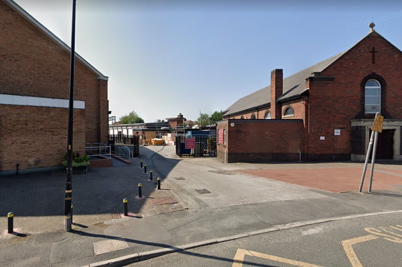 St Hugh of Lincoln RC Primary School is a mixed gender, voluntary aided primary school in Stretford. It ranks 407th in the Times’ school guide 2022. Credit: Google Street View