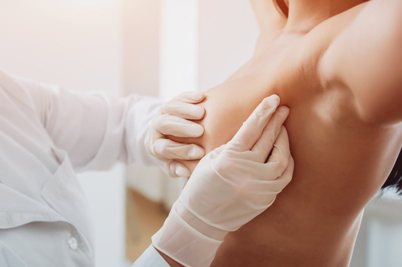Breast cancer is the most common cancer type in the UK. It can cause many symptoms, but a lump or swelling is usually the first noticeable sign. Other symptoms can include a change in the size or shape of your breasts, dimpling on the skin of your breasts, or a change in the appearance of your nipple.