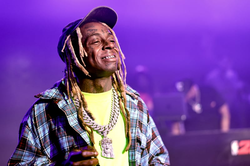 Lil Wayne has never been to Stamford Bridge but has previously been seen sporting Chelsea clobber.