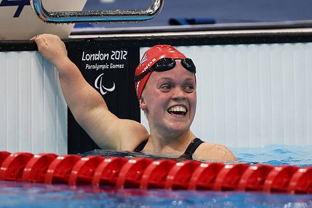 Ellie Simmonds is Britain’s youngest Paralympian after entering 2008 Olympics games at age 13. During her career, she won eight Olympic medals - five of which are gold. She was the first person of short stature to take part in the popular ballroom dance competition Strictly Come Dancing. (Photo by Clive Rose/Getty Images)