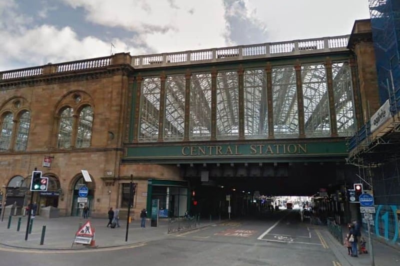 The station in the heart of the city has a number of entrances but the gold letters on the green background on the  overarching Victorian style bridge at Hielamann’s Umbrella is iconic. 
