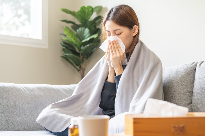 Reported by 51% of users on the ZOE Covid app, a runny nose is one of the key signs of Omicron infection. It could also be a sign of a cold or flu, but if you feel unwell it is worth taking a test or self-isolating until you feel better.