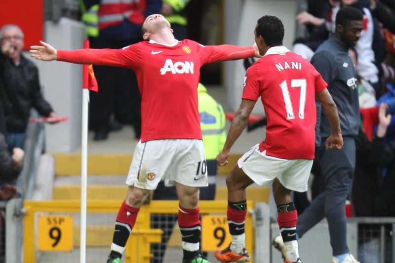 The celebration is also iconic from United’s all-time scorer.