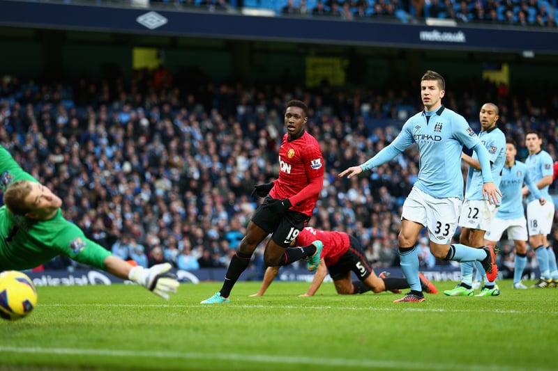 United had led 2-0 before City pulled level, but Van Persie had the last laugh.