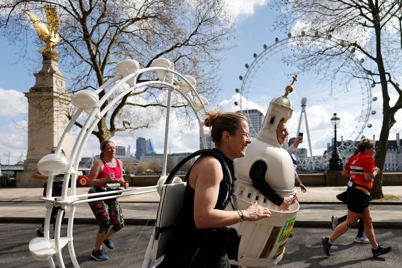 The London Landmarks half marathon sees 17,000 take to the streets of the capital in April. Entry costs £61.50.