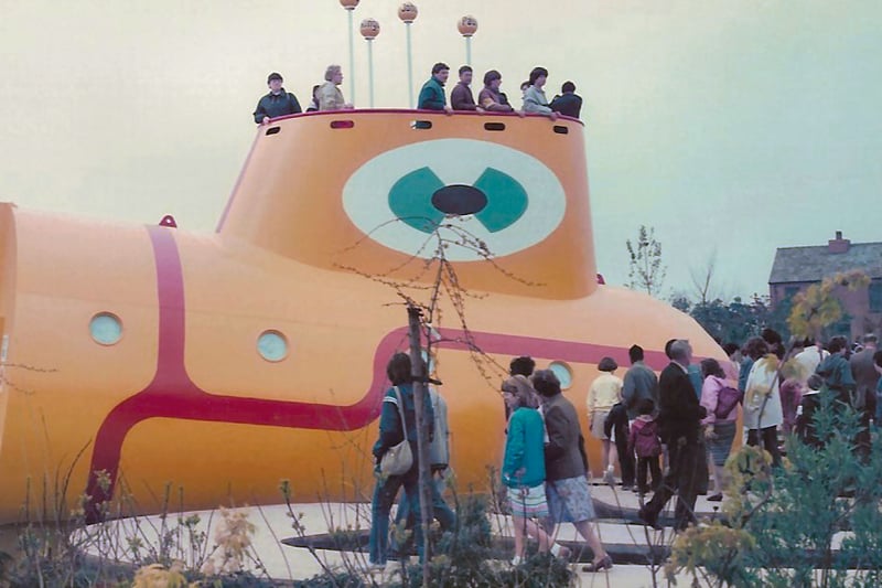 Every Liverpudlian of a certain age has a photo in front of the yellow submarine at the International Garden Festival.