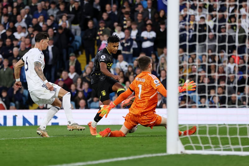 The striker worked to find openings in front of Leeds’ goal, but couldn’t find the back of the net when presented with them.