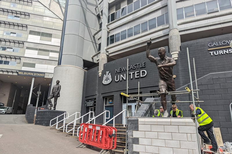 Similar to the Shearer’s Bar move, moving the Newcastle icon’s statue out of the shadows and into clear view alongside Sir Bobby Robson’s statue in front of St James’s Park was a positive move. 