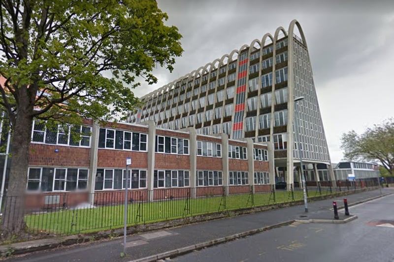 Known locally as the Toast Rack, the former Manchester Metropolitan University Hollings Building has been empty since 2013. Photo: Google Maps