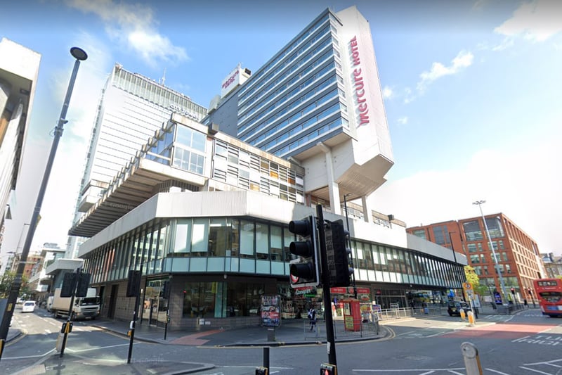 The Mercure Hotel is part of the Picadilly Plaza complex built in the sixties. Credit: Google Street View