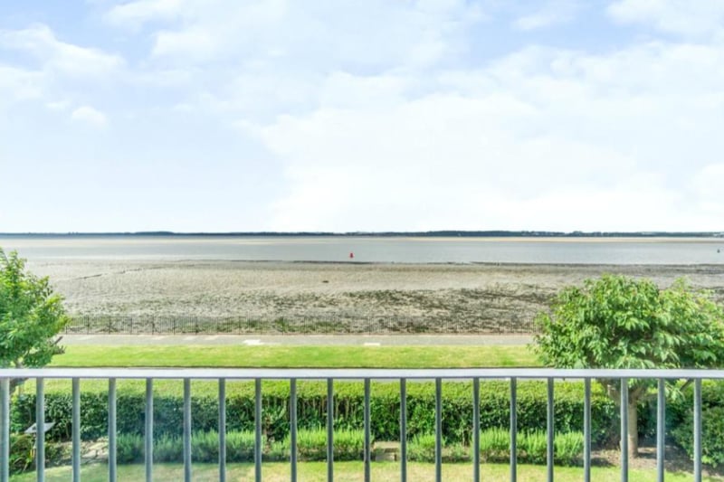 The property has incredible views of the River Mersey and Wirral Peninsula.