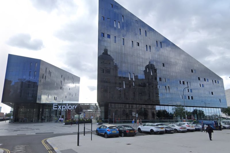 The development of Mann Island has always been controversial. The exterior has a distinctive black granite, wedge-shaped design but absolutely doesn’t look right next to Liverpool waterfront’s historic buildings.