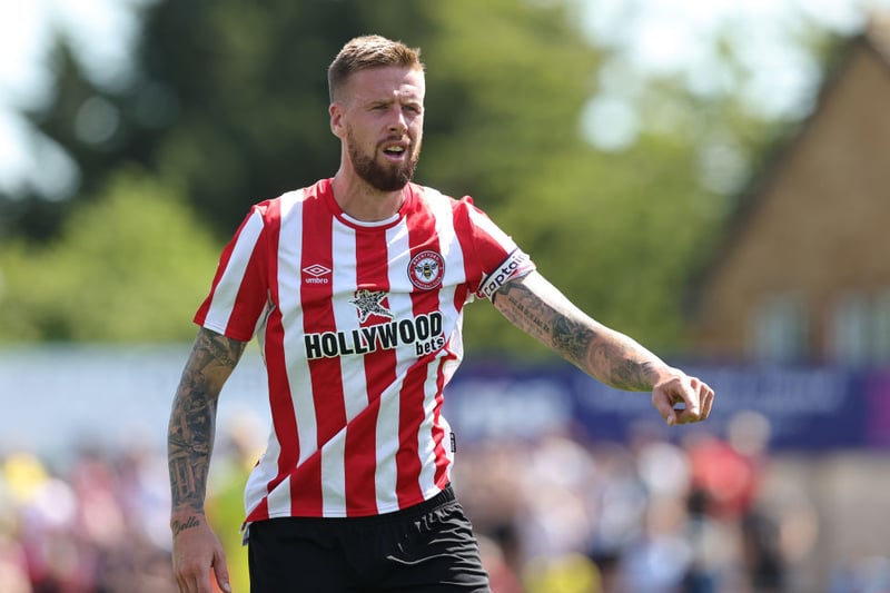 The Brentford skipper continues to recover from a hamstring injury. 