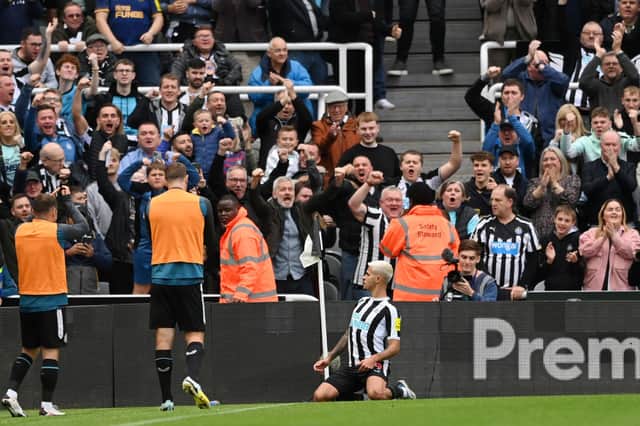 Newcastle United player ratings from the Premier League clash with Brentford. (Photo by Stu Forster/Getty Images)