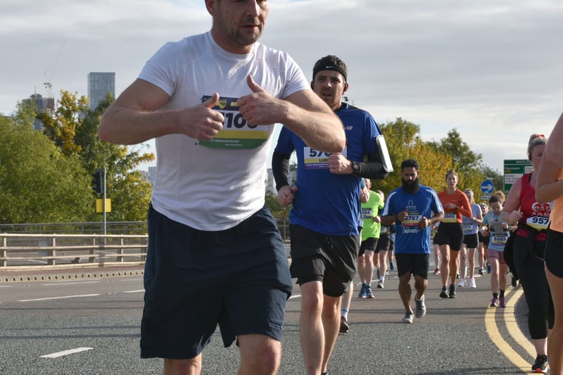 Runners in action. Photo: David Hurst