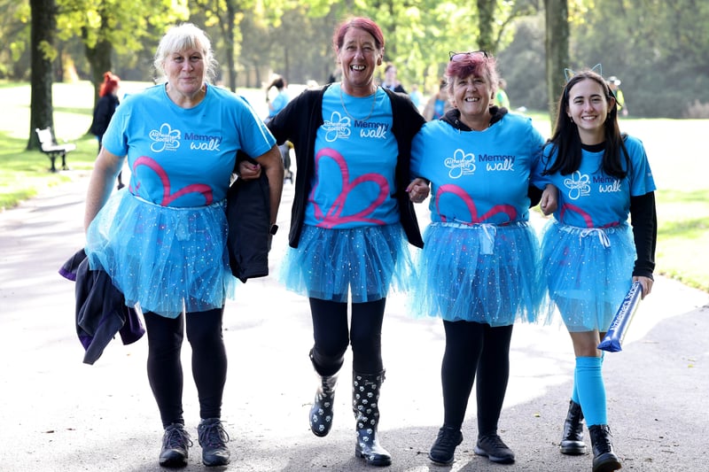 Generations of fund-raisers came together to support the Alzheimer’s Society. Photo: Gareth Jones