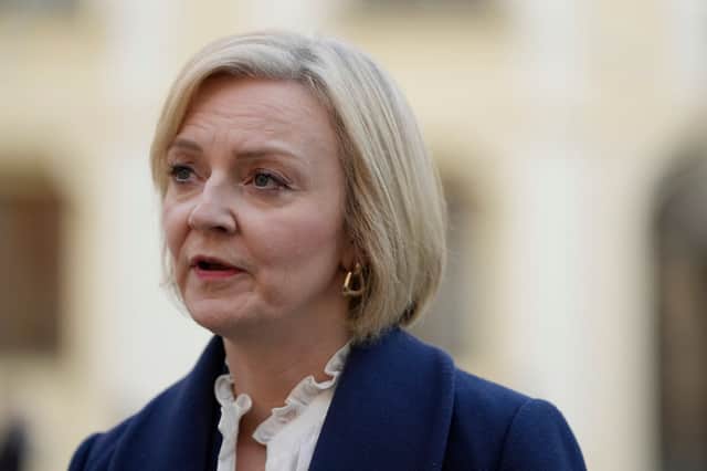 Liz Truss will join a virtual G7 meeting today to discuss Russia’s attacks on Ukraine. Credit: Alastair Grant - Pool/Getty Images