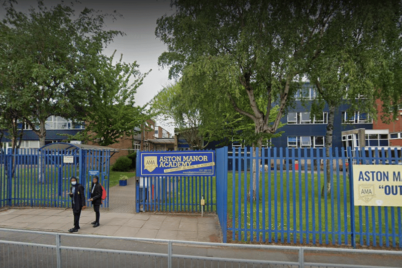 Aston Manor Academy has recorded 24.09 mcg/m3 of NO2 - the joint 5th highest in Birmingham