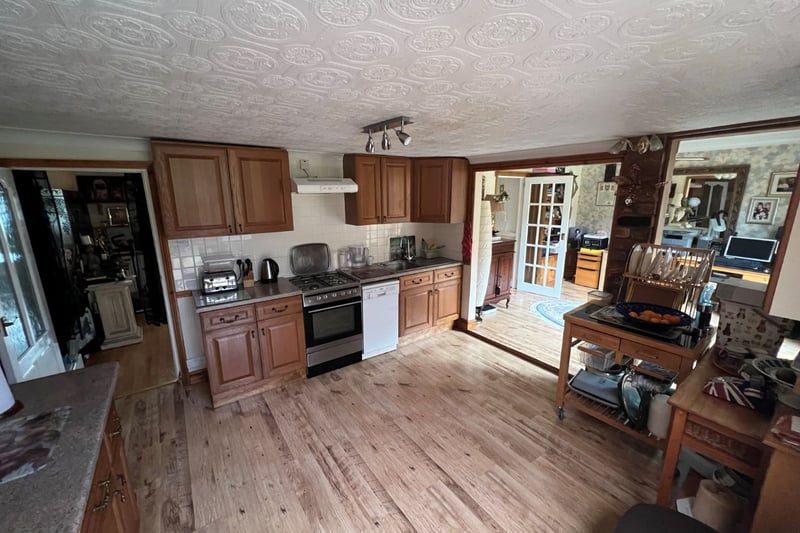 The property has a lovely kitchen
