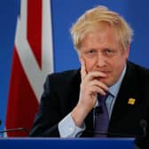 Boris Johnson saw his approval rating dip to -44 during the Partygate scandal. (Credit: Getty Images)