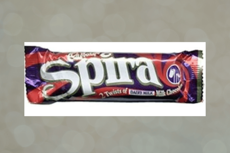 The bar was a product in the form of a hollow twisted spiral produced by Cadbury. There were two spiral fingers in each pack, and the brand was initially only available in the south-west and north-west of England in the mid-1980s, before being rolled out across the country