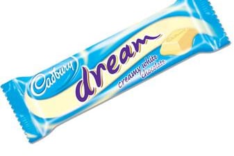 The milk chocolate Dream bar is still manufactured in Australia and South Africa It is similar to a Milkybar, which is made by Nestlé. Some of the difference between it and Milkybar is that “Dream” uses real cocoa butter, is slimmer than the Milkybar, and the Milkybar uses puffed rice.