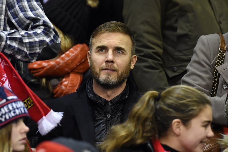 Take That frontman Gary Barlow is a big Liverpool fans and is often spotted at Anfield.