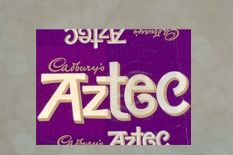 If the Aztec’s combination of nougat and caramel covered with milk chocolate sounds familers, that’s because it was introduced in 1967 to take on the mighty Mars Bar. A fight that it inevitably lost, it was discontinued in 1978. Cadbury launched a brief comeback with the Aztec 2000 in 2000, but this too was discontinued soon after.