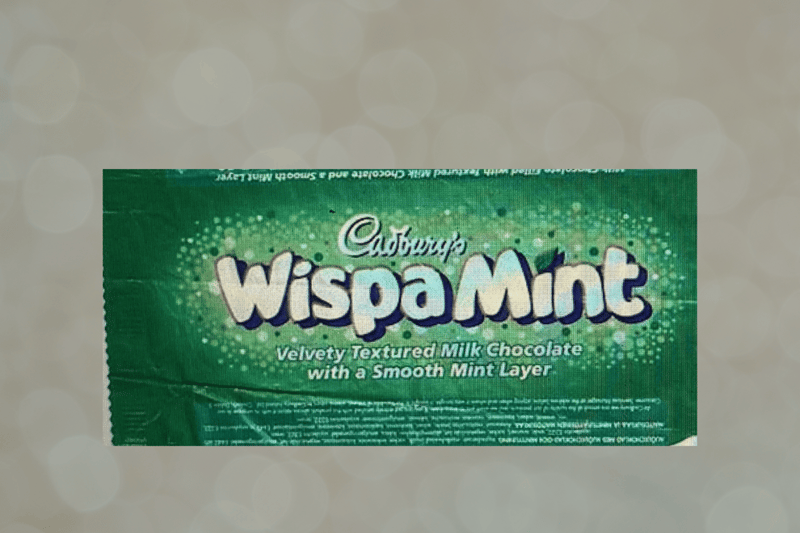 Wispa + Mint + Wispa Mint. It’s as simple as that. But these fresh breath bars lasted a mere eight years on shelves before being pulled in 2003.