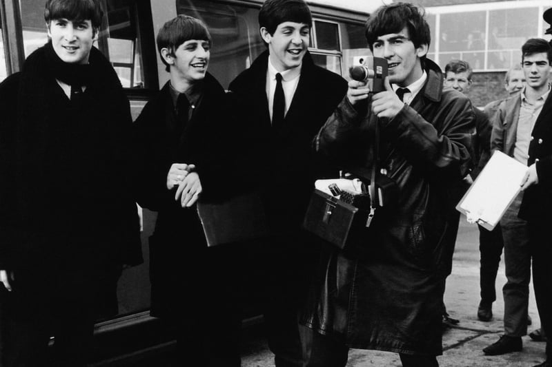 The fab four just six days after recording ‘I Want to Hold Your Hand.'
