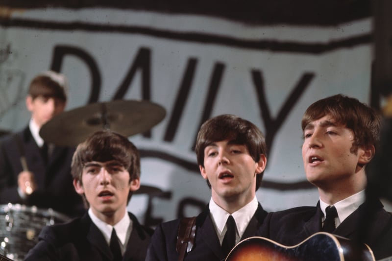 The Beatles on Granada TV’s Late Scene Extra television show filmed in Manchester, on November 25, 1963